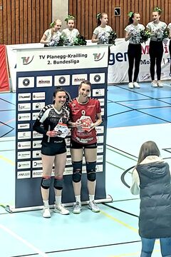 Alina Hösch (li) und Julia Horst wurden als MVP ausgezeichnet (Foto: Unser Würmtal)