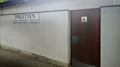 Toilettenanlage erreicht.