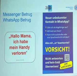 Messengerbetrug um an Daten zu kommen (Foto: Frauenunion Gräfelfing-Planegg)