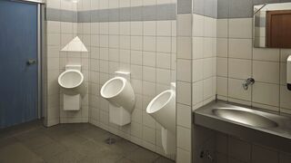 Helle, moderne Sanitärausstattung.
