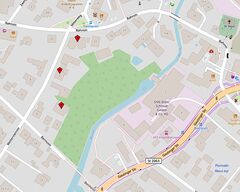 Wohnorte der Gründer der Initiative gegen die Westuferbebauung an der Würm in Stockdorf (Karte: OpenStreetMap)