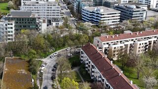 Walldurchstich in Martinsried - direkte Verbindung  von Frauenhofer Straße zu Röntgenstraße (Foto: Unser Würmtal)