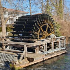 Das Gautinger Mühlrad (Foto: Unser Würmtal)