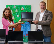 Zum Artikel: 30 Laptops für die Grundschule Martinsried