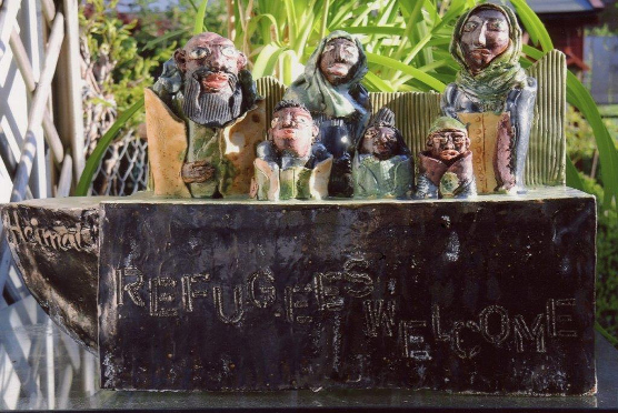 REFUGEES WELCOME von KLAUS EBERLEIN  München