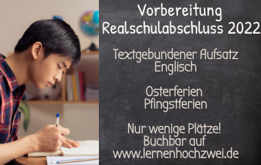 Vorbereitung Abschluss Realschule: Kurse an Ostern & Pfingsten