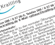 Zum Artikel: Informationsblatt für Krailling angeregt