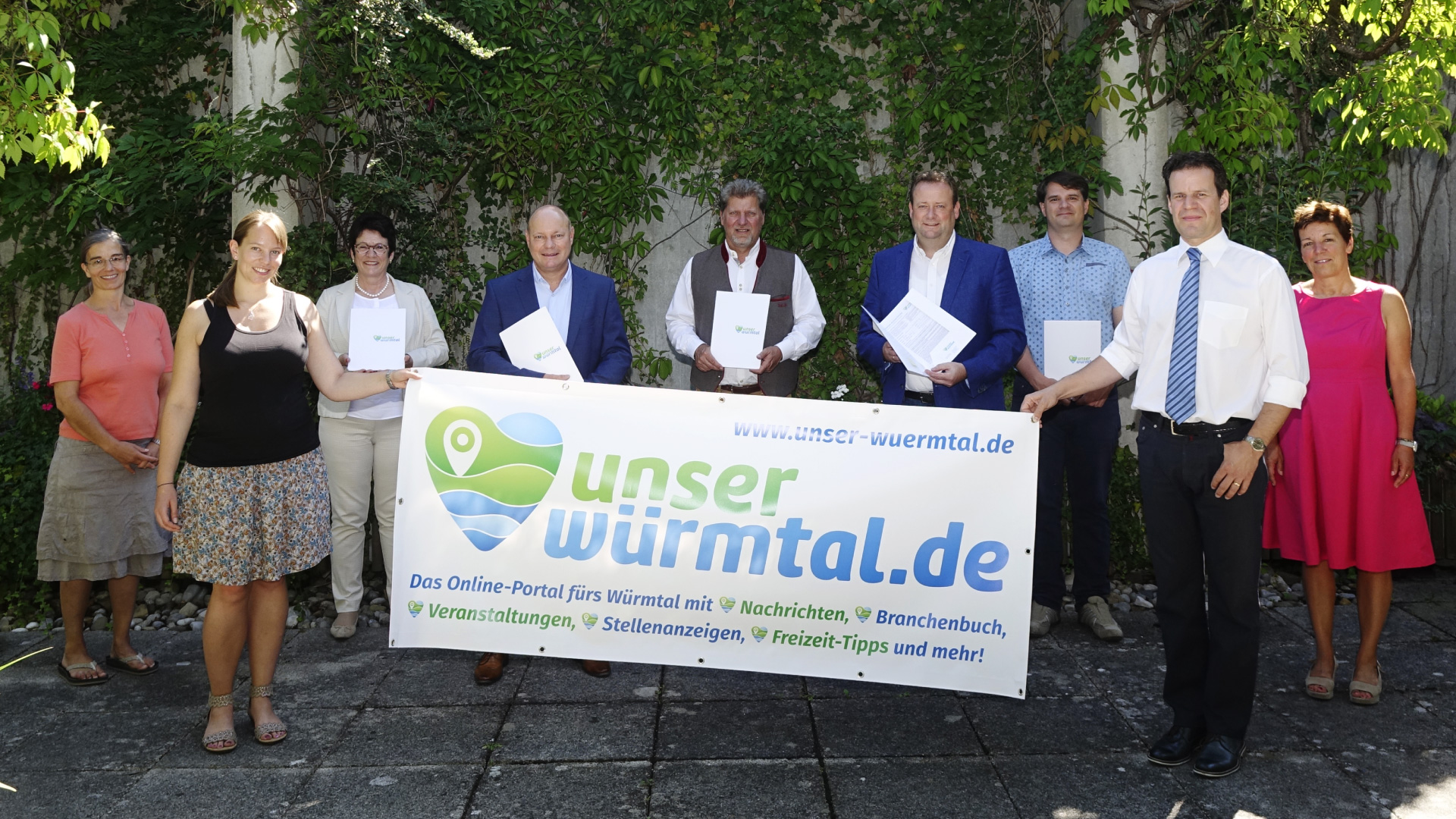 Bürgermeister*innen und Wirtschaftsförder*innen der Würmtalgemeinden