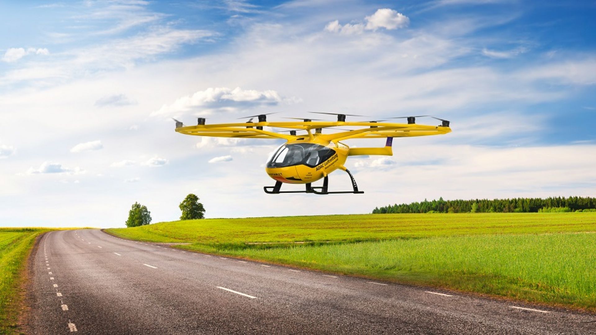 Multikopter der ADAC Luftrettung: 2023 ist der Testbetrieb in Bayern und Rheinland-Pfalz geplant.