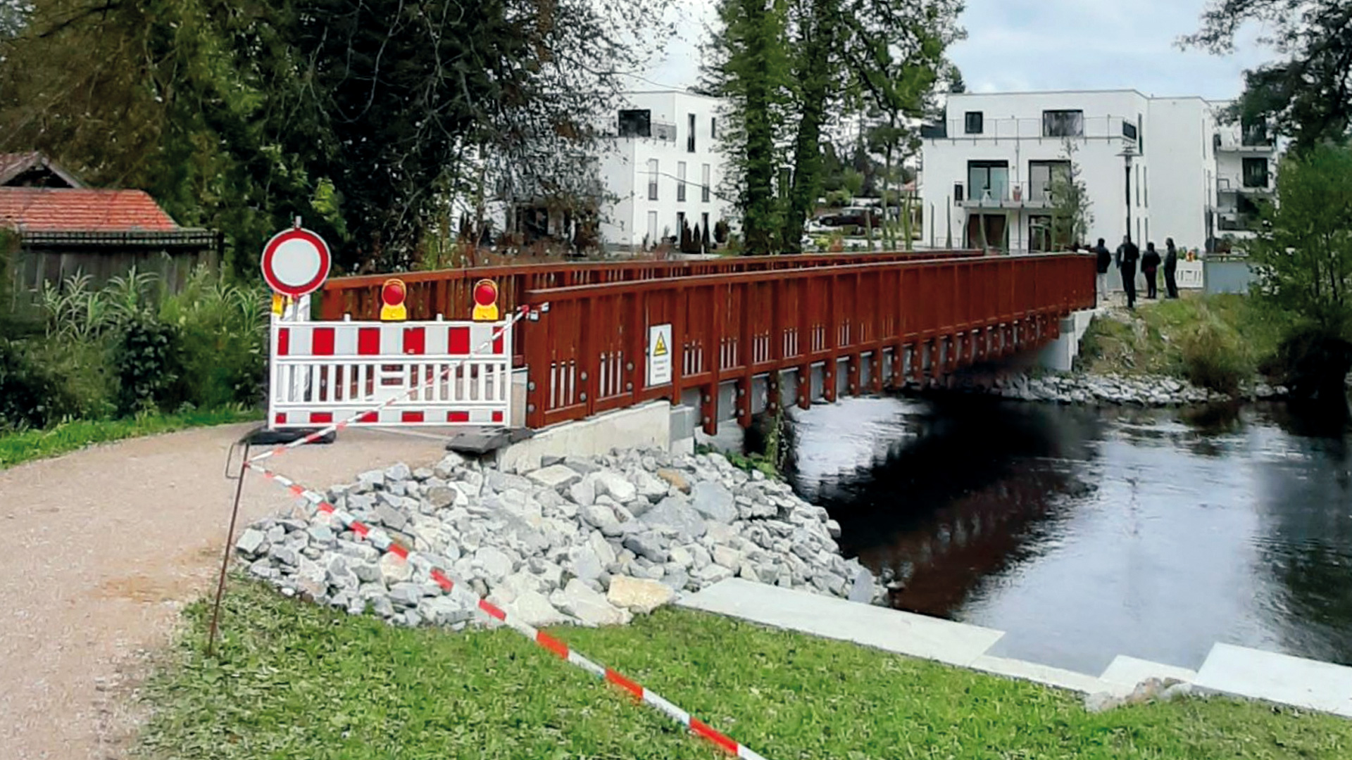 Kurzfristige Sperrung der Anton-Kleber Brücke in Krailling
