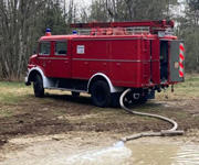Zum Artikel: Freiwilligen Feuerwehr Krailling füllt Laichgewässer