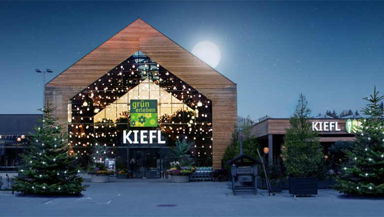 Das Testzentrum befindet sich vor dem Kiefl Café & Restaurant (Foto: Kiefl-Gartencenter)