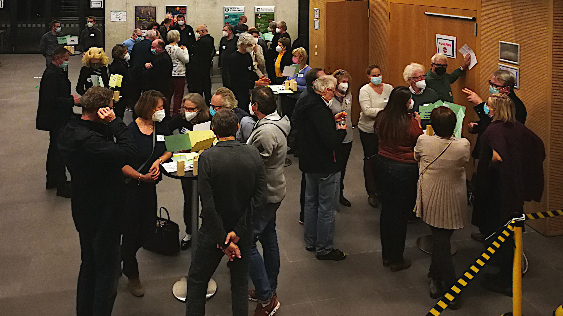 Das Thema "Mobilität" sorgte schon beim Warm Up für reichlich Gesprächsstoff (Foto: Regionalmanagement München Südwest e.V.)