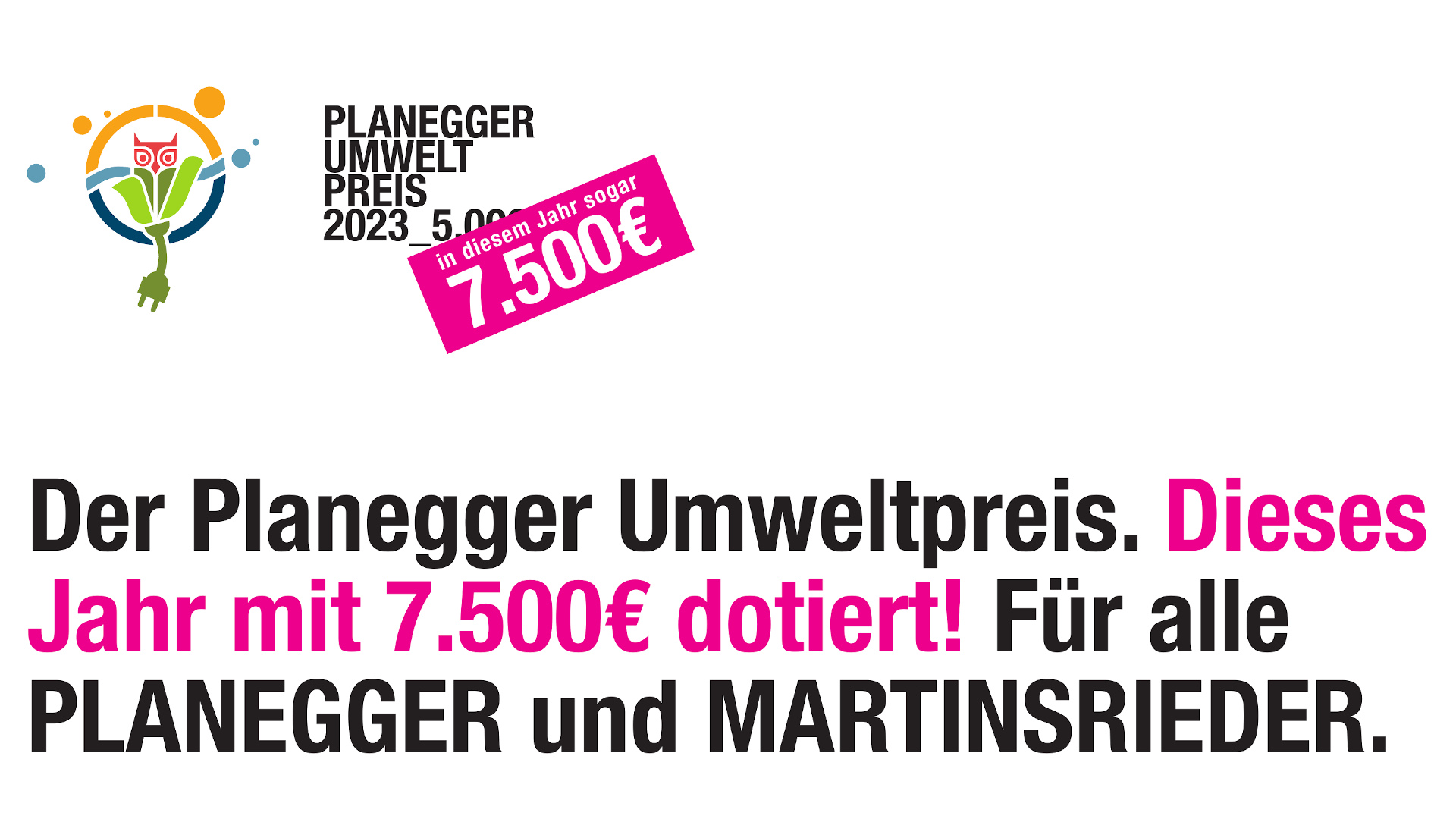 Der Planegger Umweltpreis ist eine private Initiative (Grafik: Andi Rintzner)