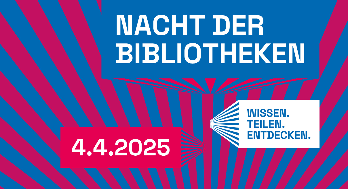 Am 4.4.2025 finder die erste "Nacht der Bibliotheken" statt. Die Aktion  soll alle zwei Jahre wiederholt werden.