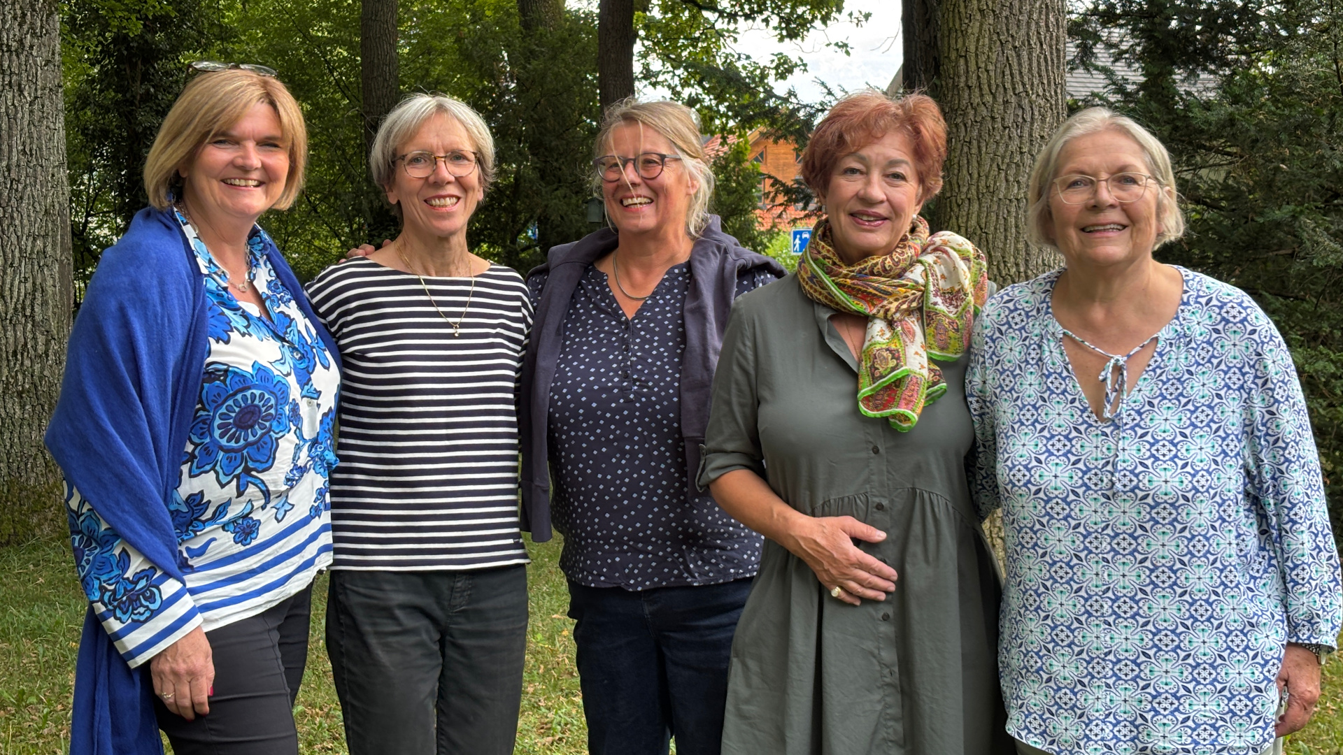 Von links: Britta Metius, Rita Römling Engl, Barbara Hox, Christine Marzen, Barbara Bauer